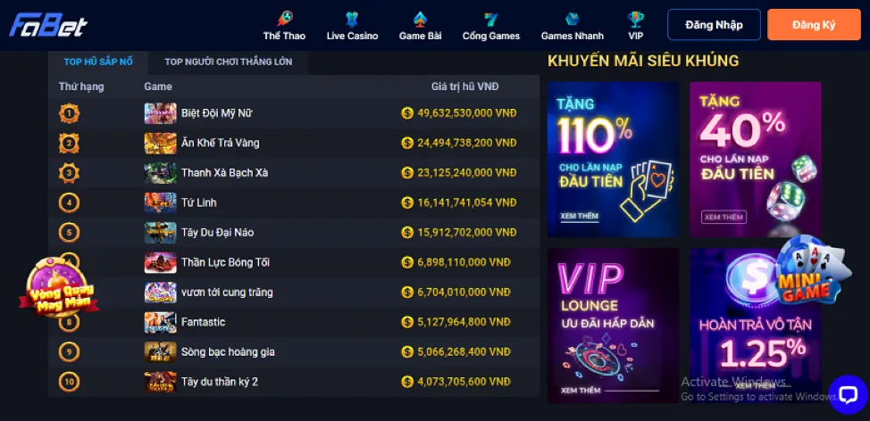 Chương trình VIP độc quyền của 999bet