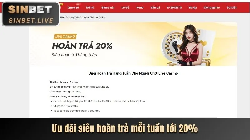 Tổng quan khuyến mãi 999bet